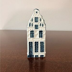 KLM Blue Delft Ceramic House